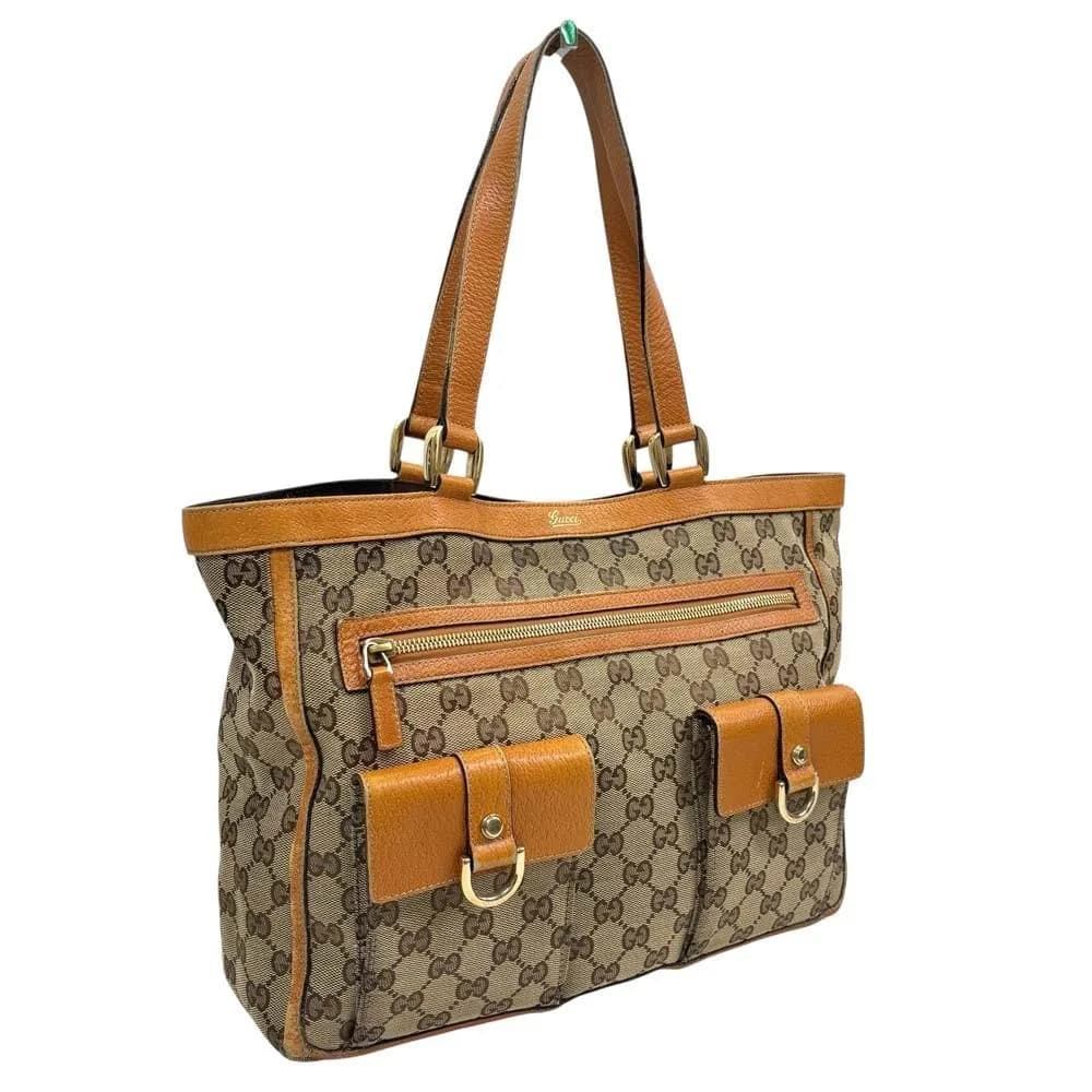 GG Canvas Abbey Pocket Tote Bag - Image 1